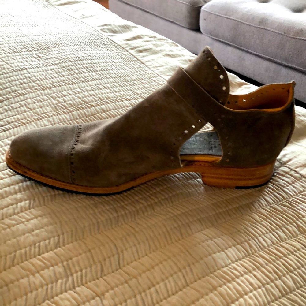 The Office of Angela Scott women’s bootie.